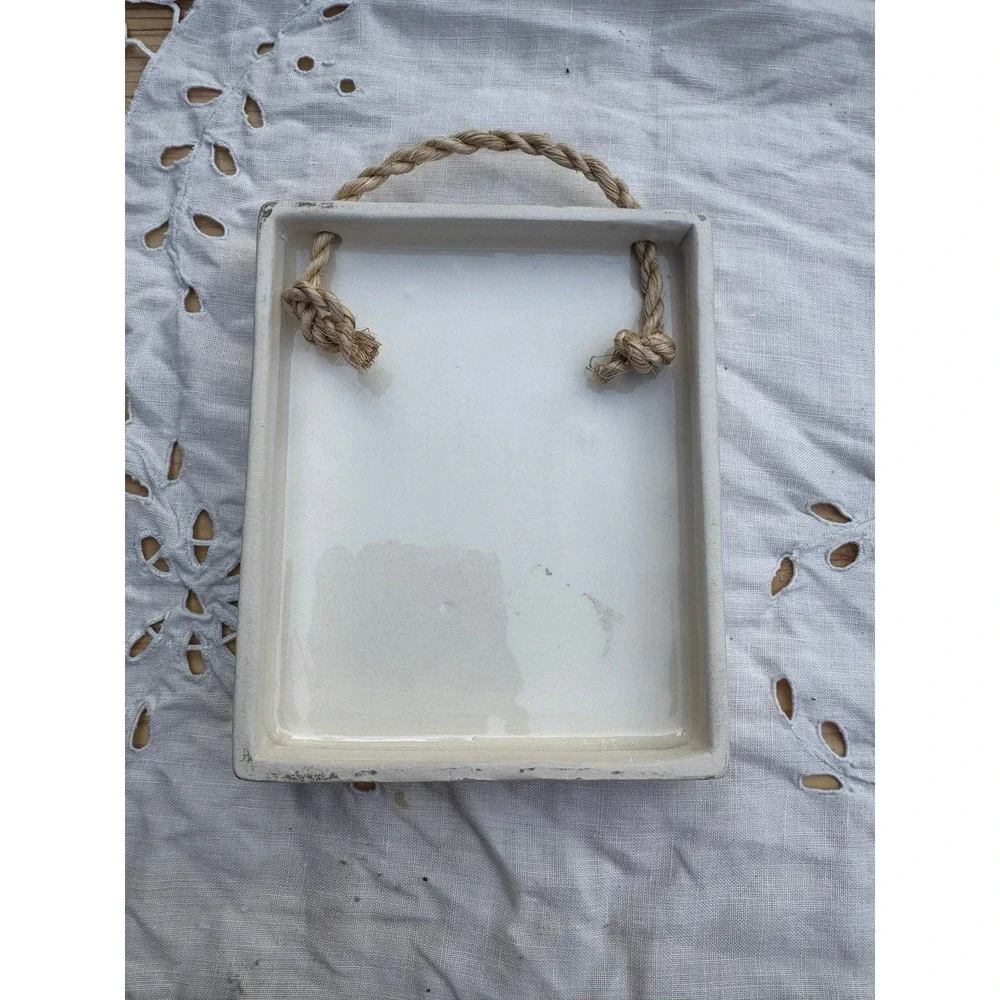 Apple tile hanging Vignette Italy inspired kitchen ceramic set of 2
